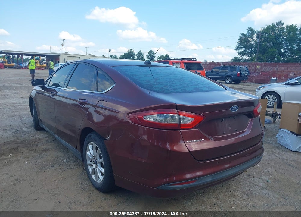 2016 FORD FUSION S VIN: 3FA6P0G70GR382135