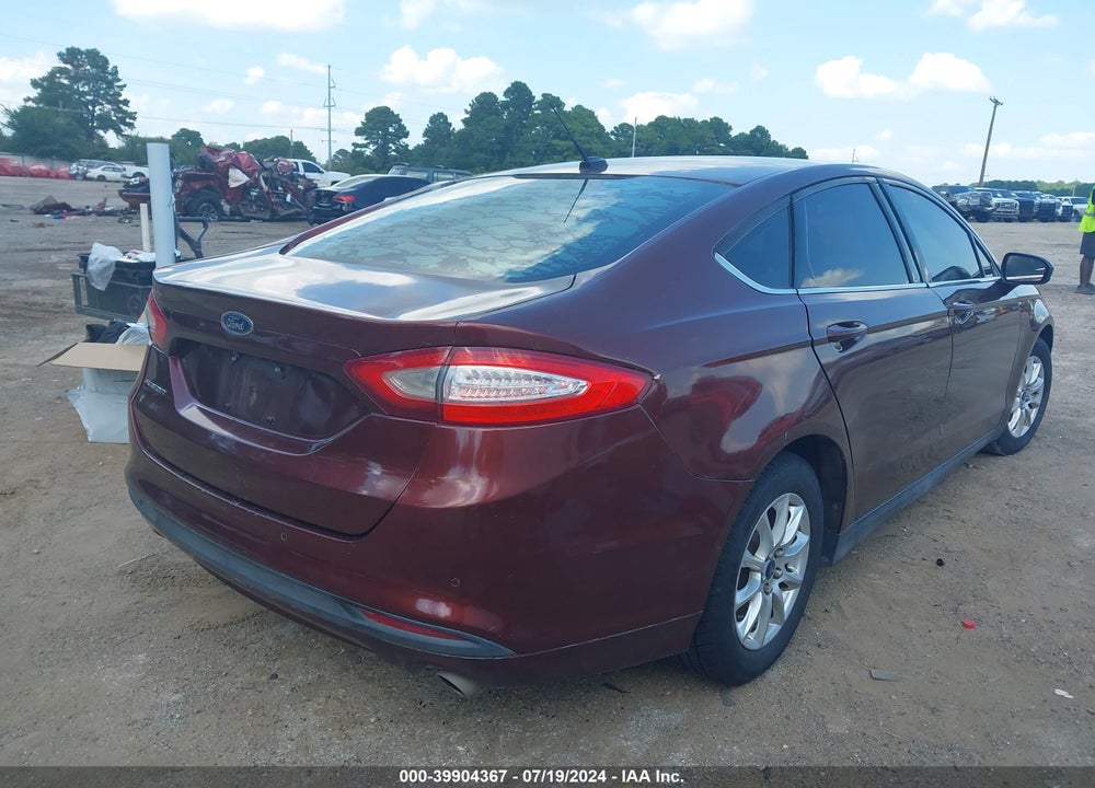 2016 FORD FUSION S VIN: 3FA6P0G70GR382135