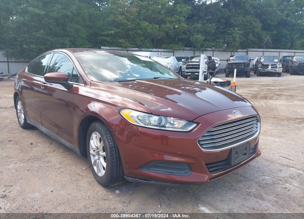 2016 FORD FUSION S VIN: 3FA6P0G70GR382135