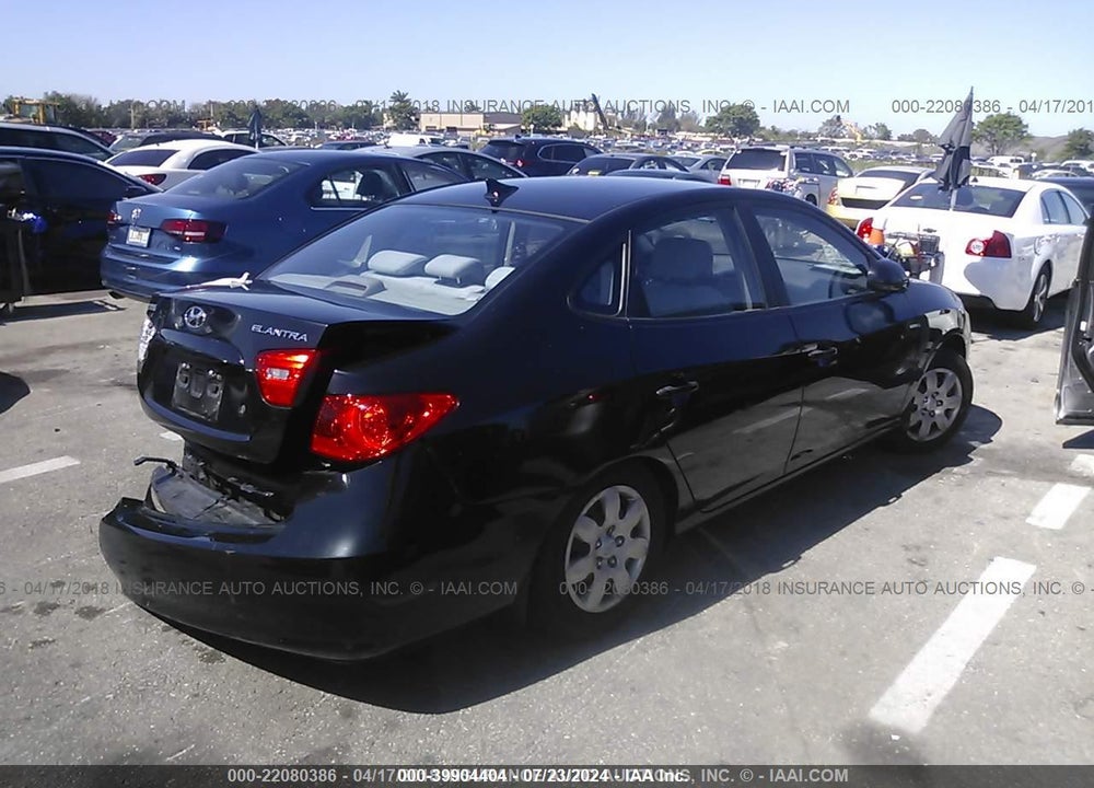 2009 HYUNDAI ELANTRA GLS VIN: KMHDU46D29U669038