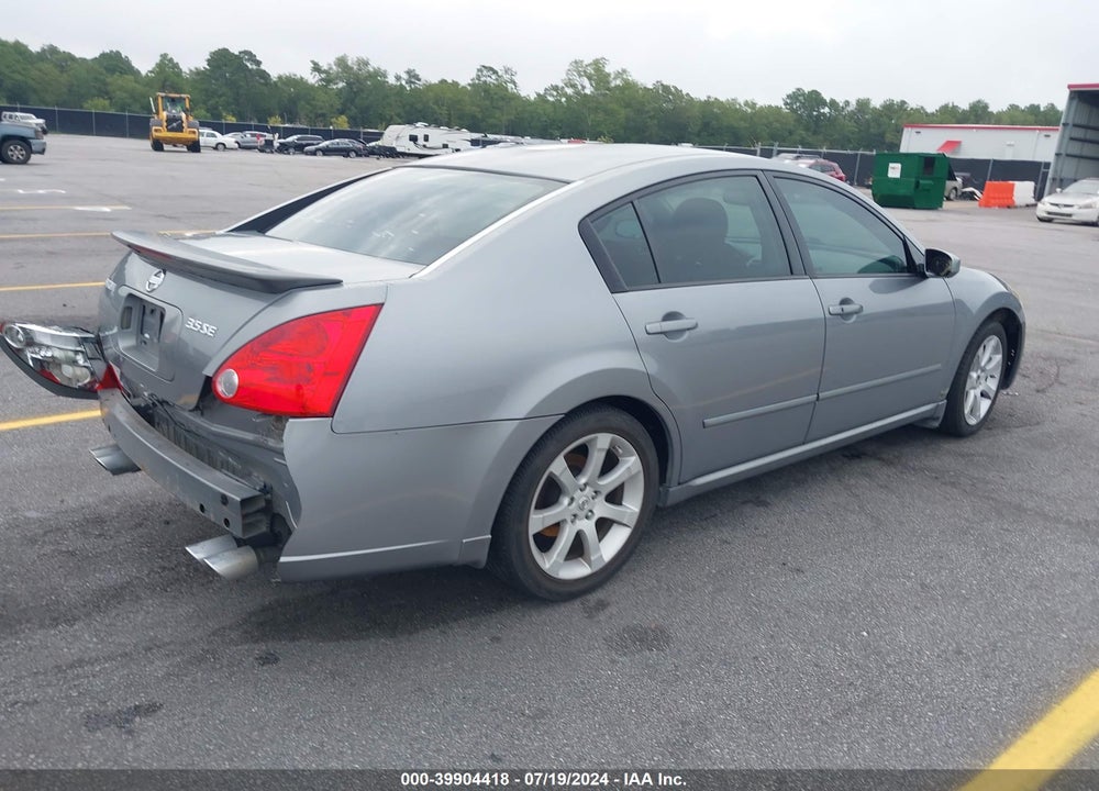 2008 NISSAN MAXIMA 3.5 SE VIN: 1N4BA41E58C817343