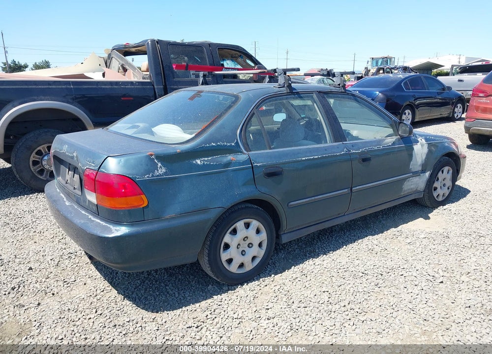 1998 HONDA CIVIC LX VIN: 2HGEJ6677WH584705