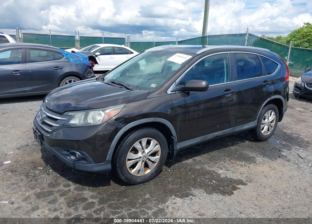 2013 HONDA CR-V EX-L VIN: 5J6RM4H7XDL028875