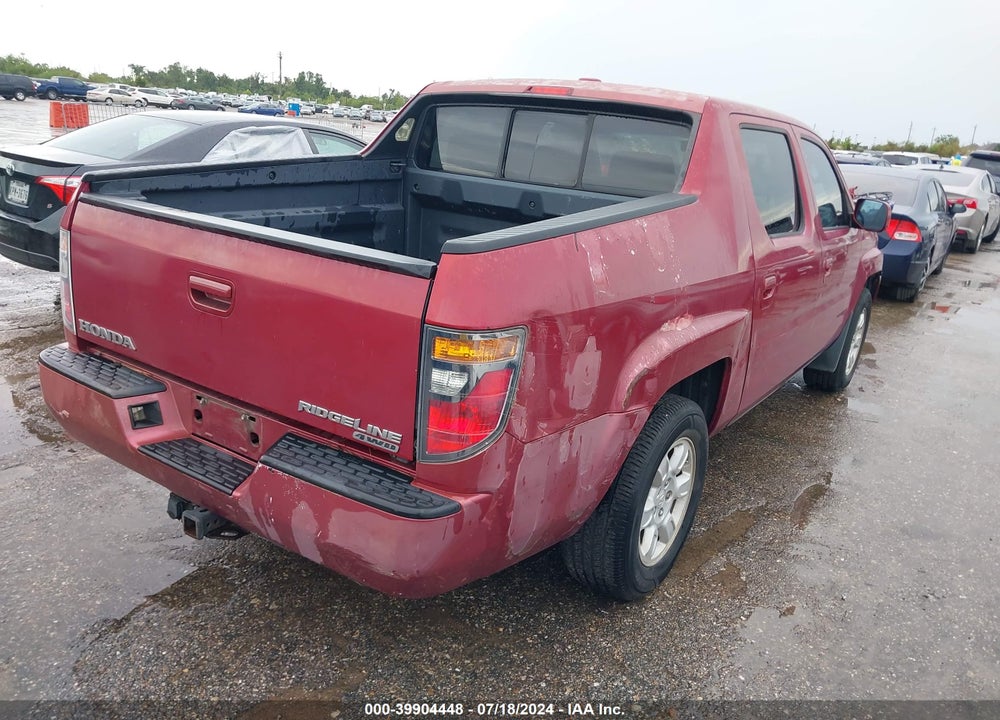 2006 HONDA RIDGELINE RTL VIN: 2HJYK16566H509824