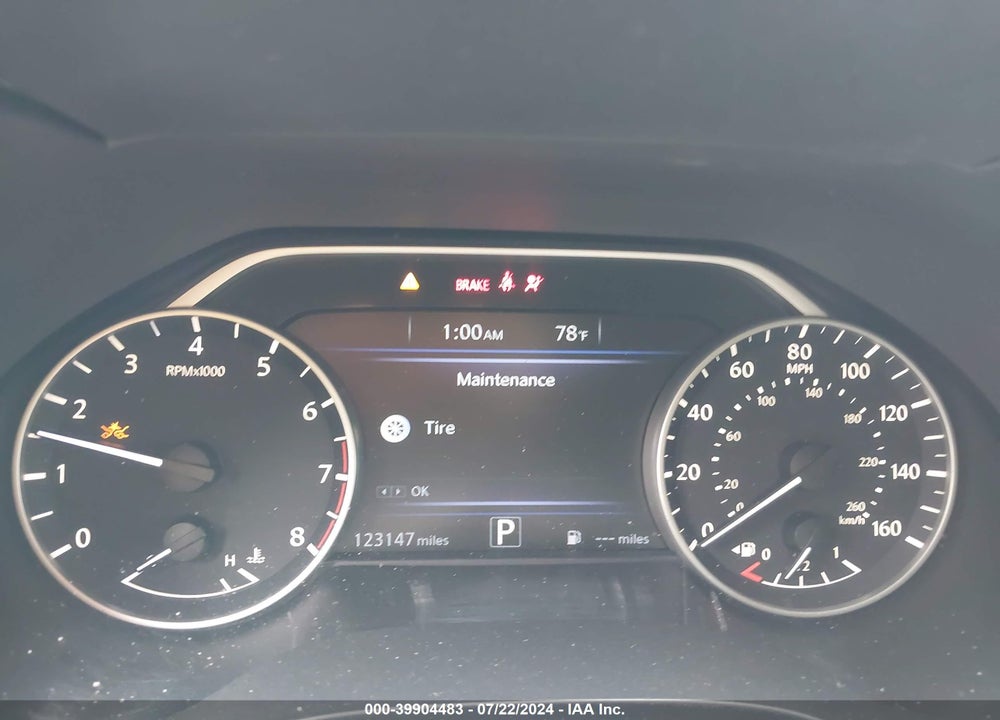 2017 NISSAN MAXIMA 3.5 SL VIN: 1N4AA6AP2HC448451