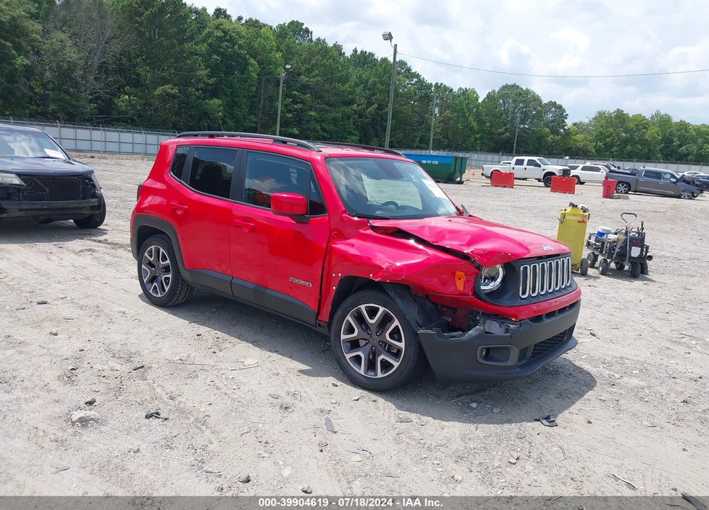 2016 JEEP RENEGADE LATITUDE VIN: ZACCJABT3GPE30908