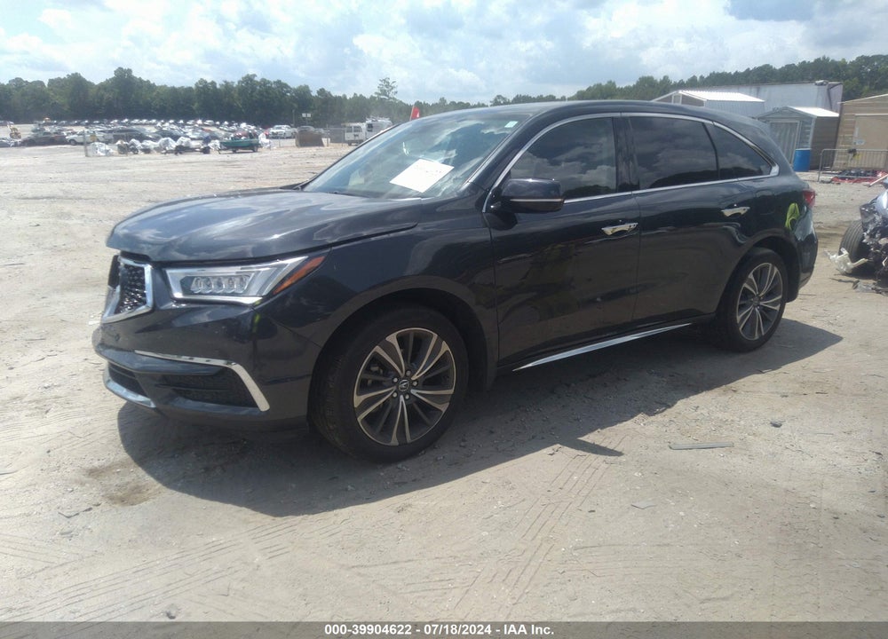 2019 ACURA MDX TECH PKG VIN: 5J8YD3H59KL011980
