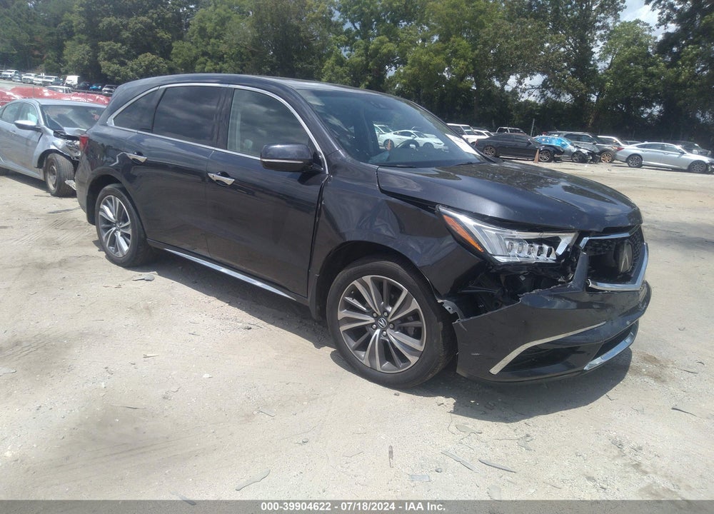 2019 ACURA MDX TECH PKG VIN: 5J8YD3H59KL011980