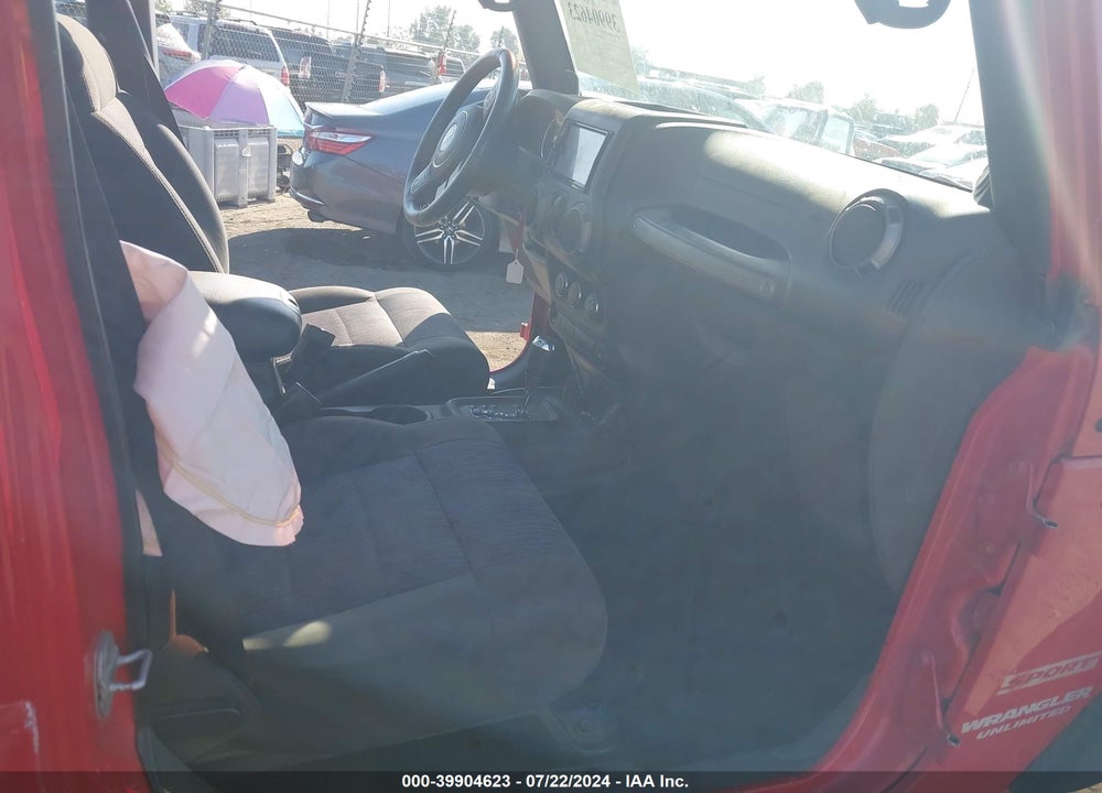 2012 JEEP WRANGLER UNLIMITED SPORT VIN: 1C4HJWDG3CL129458