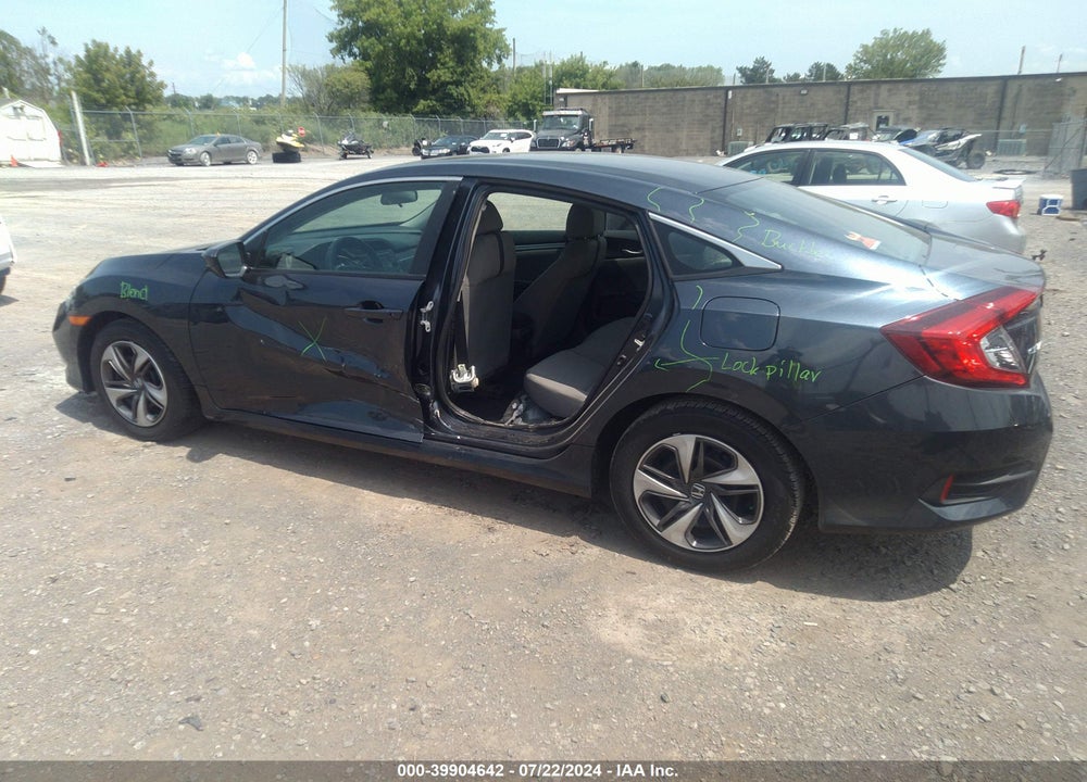 2019 HONDA CIVIC LX VIN: 19XFC2F62KE200123
