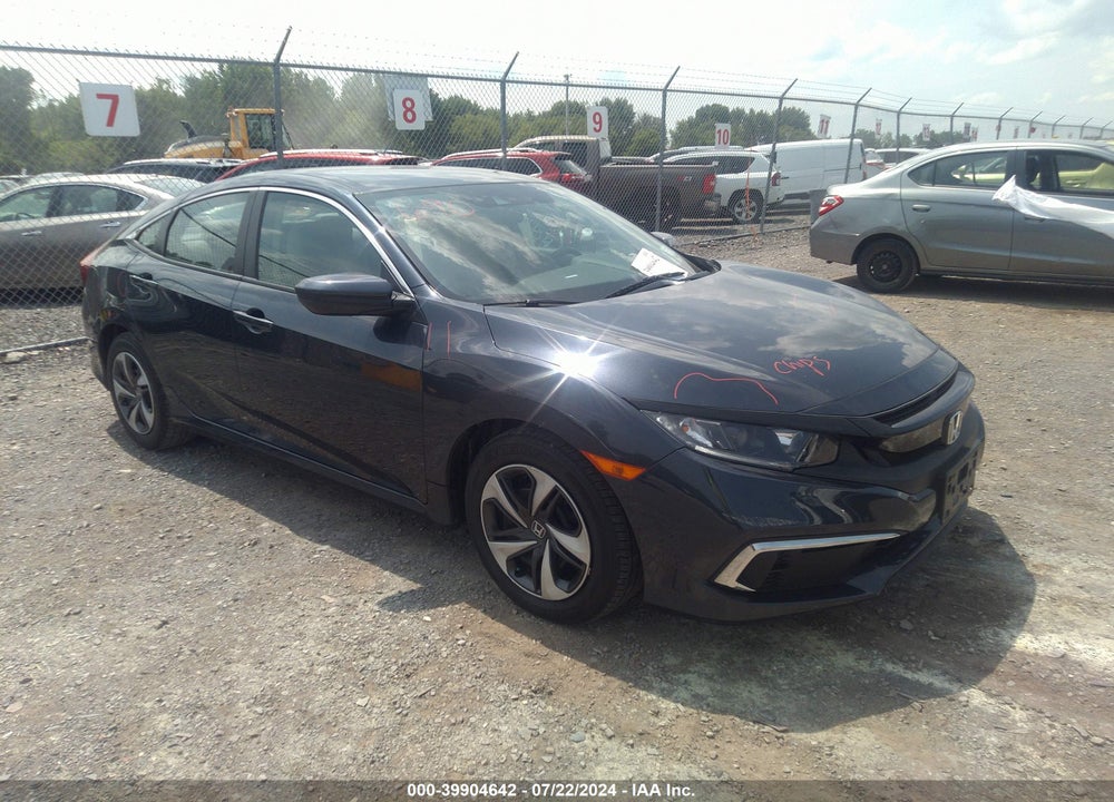 2019 HONDA CIVIC LX VIN: 19XFC2F62KE200123