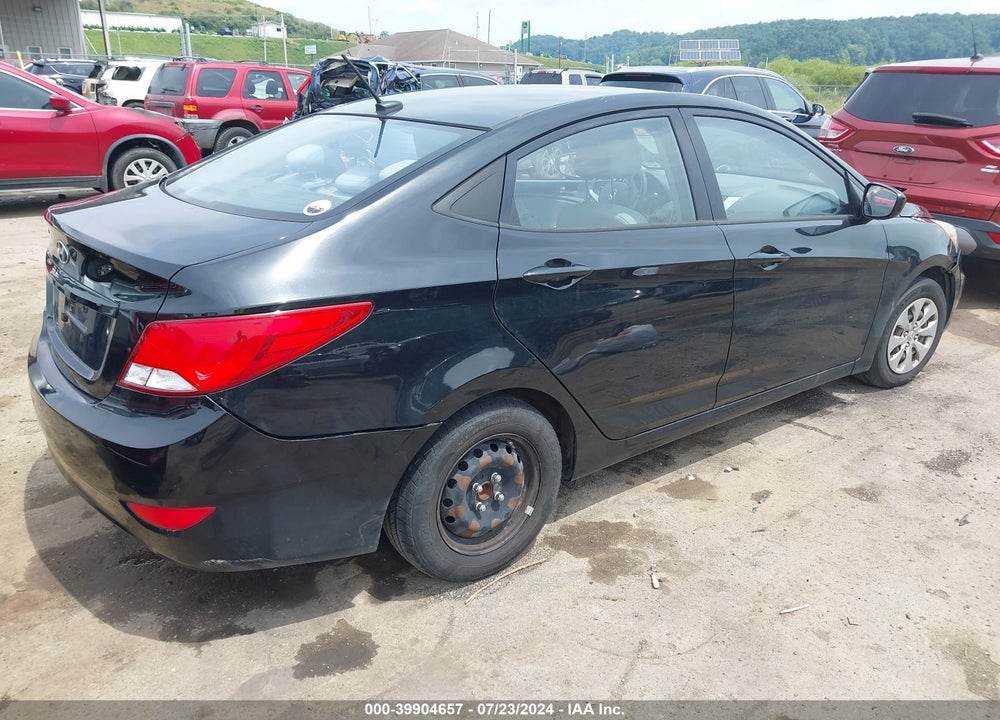 2016 HYUNDAI ACCENT SE VIN: KMHCT4AE9GU116043