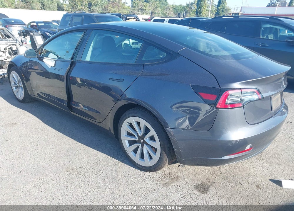 2021 TESLA MODEL 3 STANDARD RANGE PLUS REAR-WHEEL DRIVE VIN: 5YJ3E1EA5MF066010