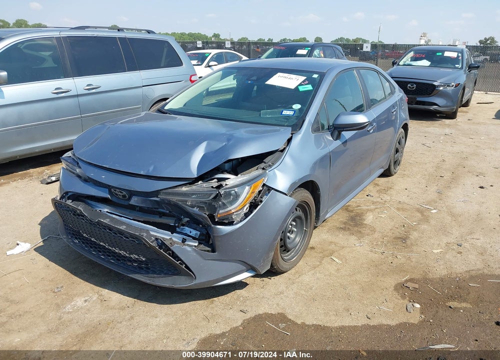 2021 TOYOTA COROLLA LE VIN: 5YFEPMAE2MP245722