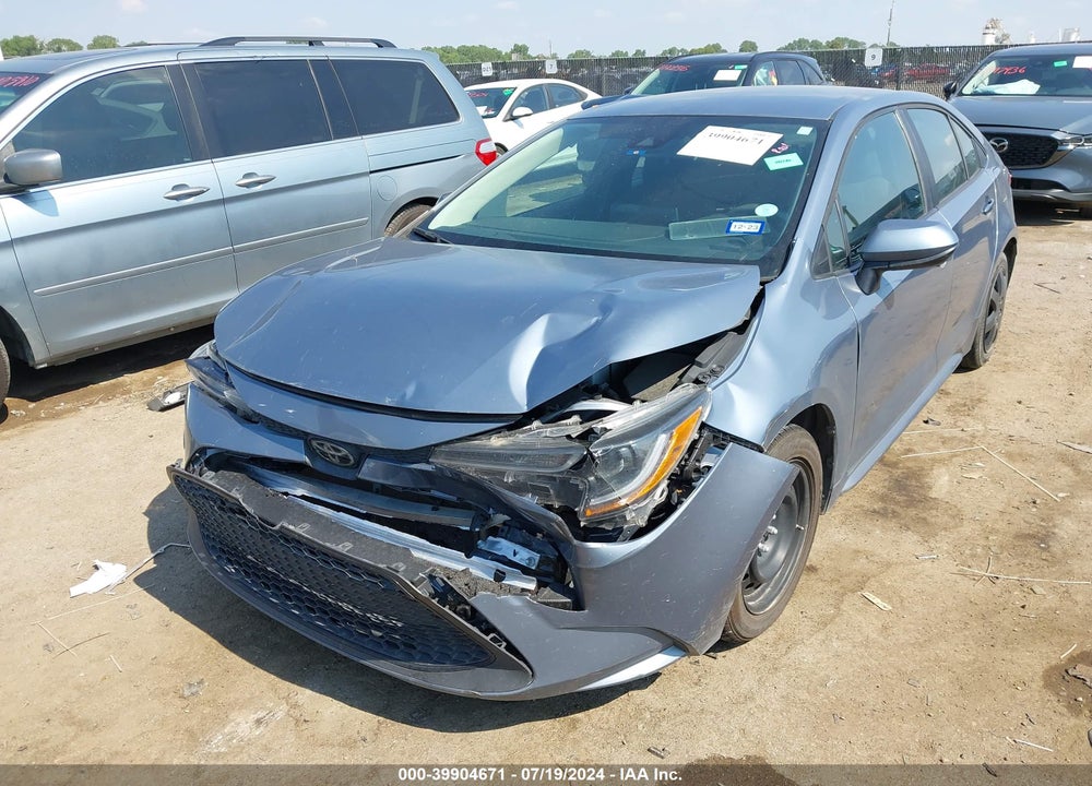 2021 TOYOTA COROLLA LE VIN: 5YFEPMAE2MP245722