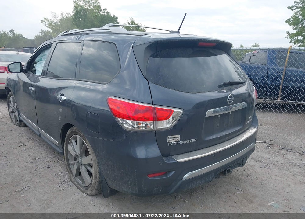 2013 NISSAN PATHFINDER PLATINUM VIN: 5N1AR2MM7DC670969