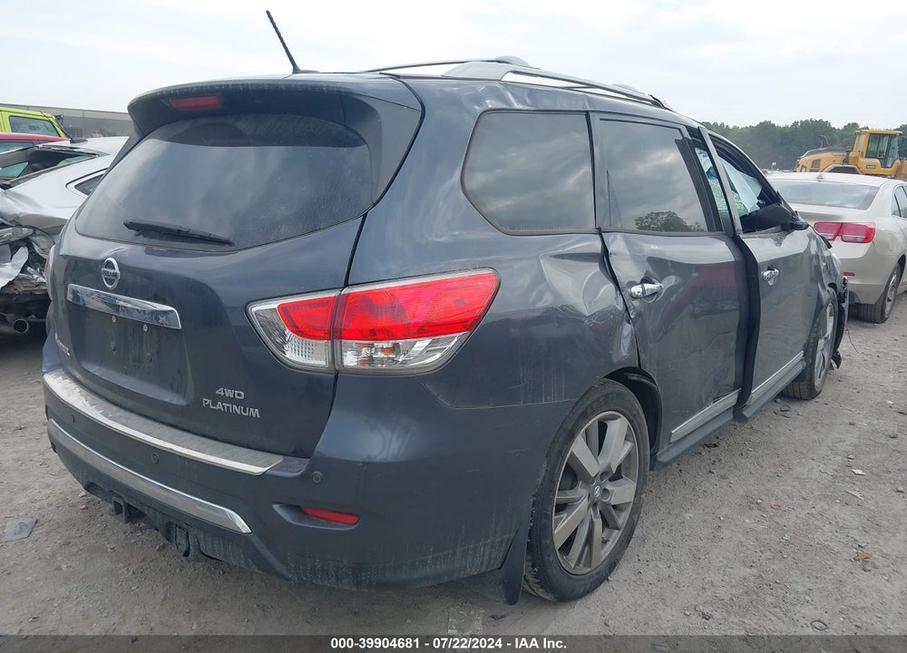 2013 NISSAN PATHFINDER PLATINUM VIN: 5N1AR2MM7DC670969