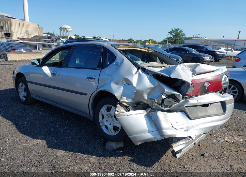 2004 CHEVROLET IMPALA VIN: 2G1WF52E949340329