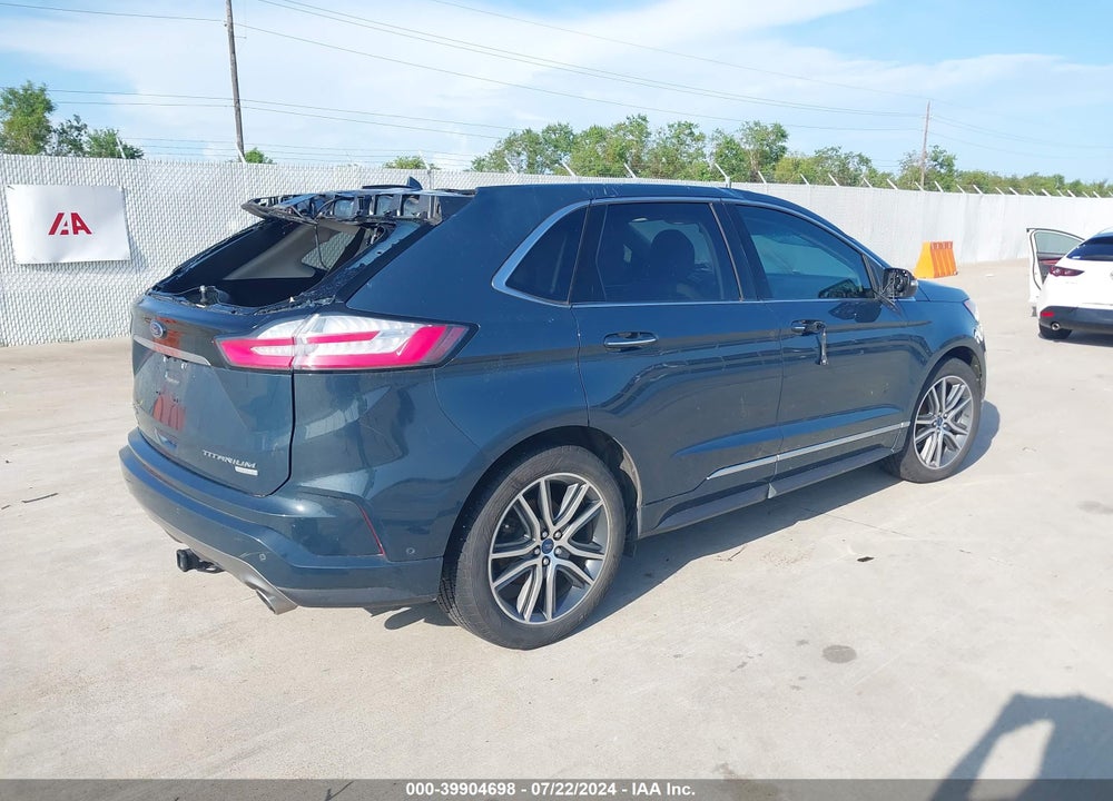 2019 FORD EDGE TITANIUM VIN: 2FMPK3K90KBB69034