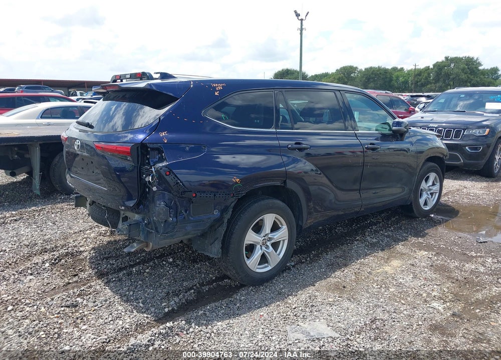 2021 TOYOTA HIGHLANDER LE VIN: 5TDZZRAH7MS536503