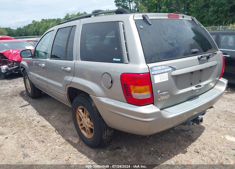 2000 JEEP GRAND CHEROKEE LIMITED VIN: 1J4GW58N4YC285283