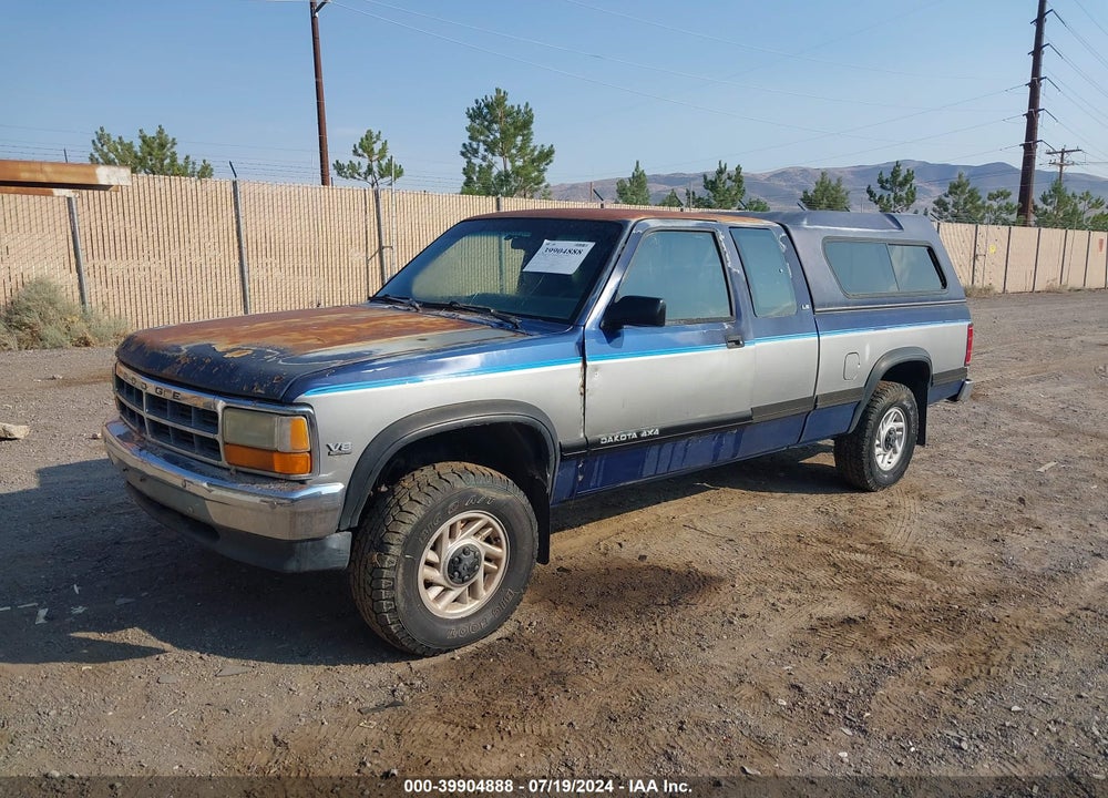 1993 DODGE DAKOTA VIN: 1B7GG23Y7PS195147