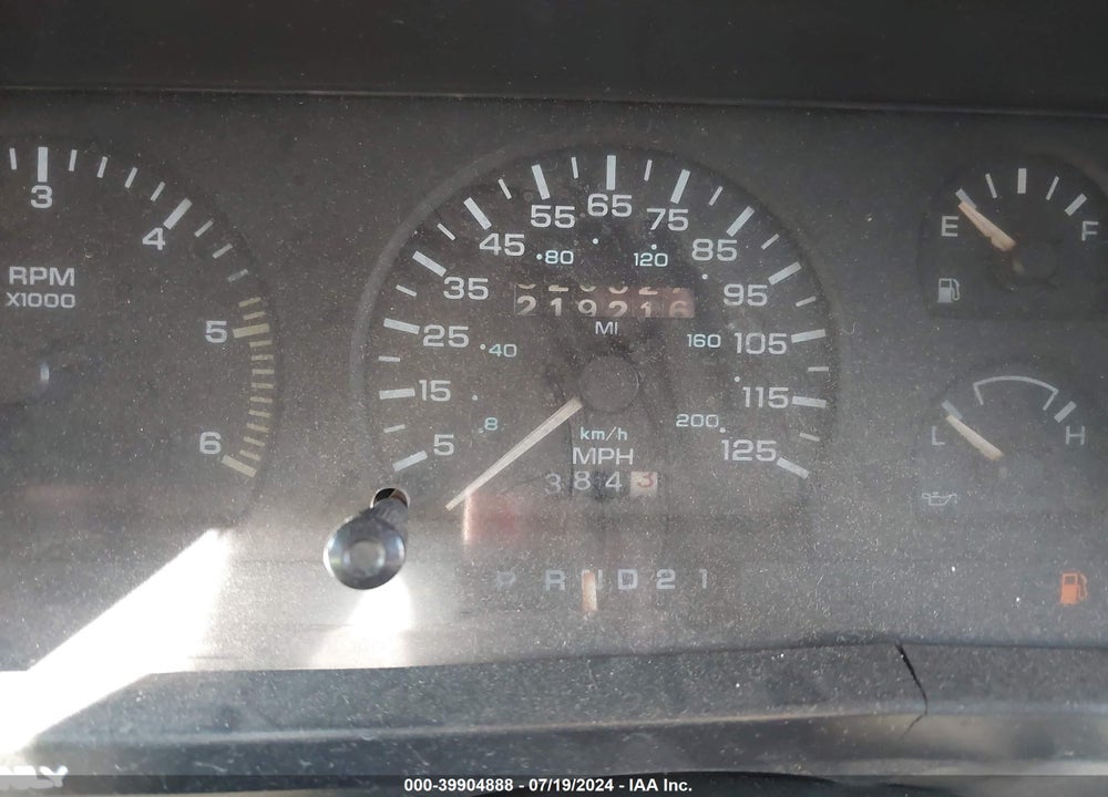 1993 DODGE DAKOTA VIN: 1B7GG23Y7PS195147