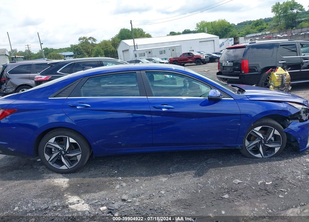 2022 HYUNDAI ELANTRA SEL VIN: 5NPLN4AG8NH057980