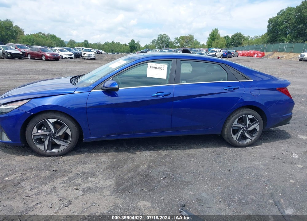 2022 HYUNDAI ELANTRA SEL VIN: 5NPLN4AG8NH057980