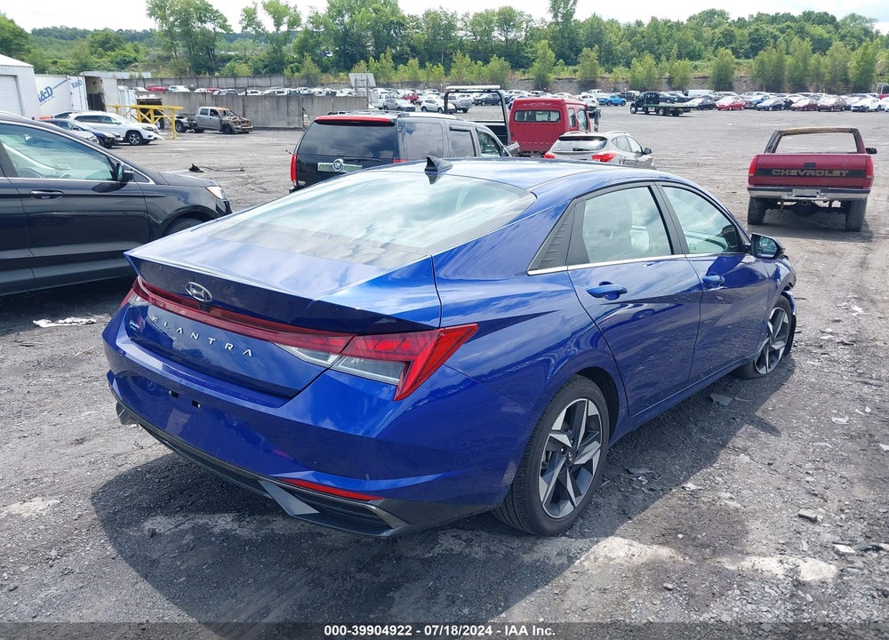 2022 HYUNDAI ELANTRA SEL VIN: 5NPLN4AG8NH057980