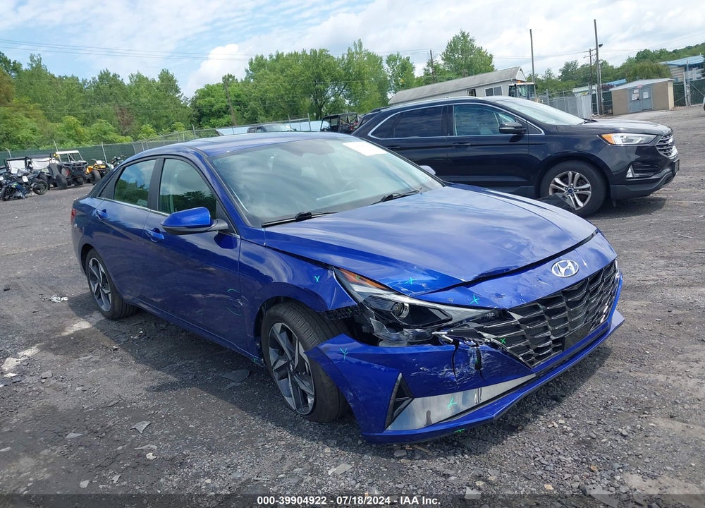 2022 HYUNDAI ELANTRA SEL VIN: 5NPLN4AG8NH057980