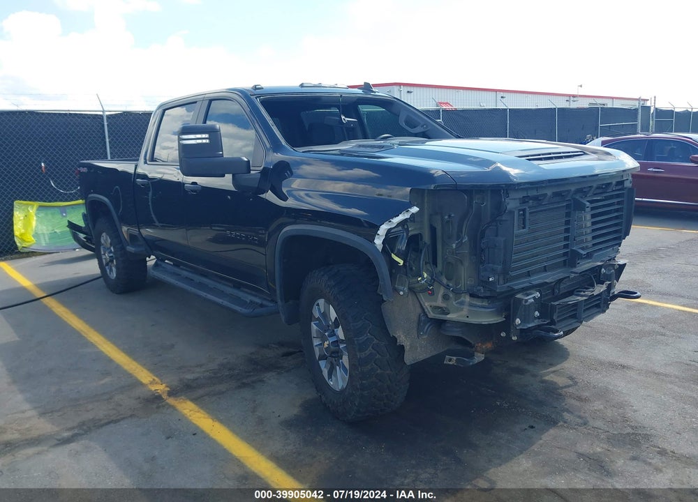 2022 CHEVROLET SILVERADO 2500HD 4WD STANDARD BED CUSTOM VIN: 1GC4YME70NF143848