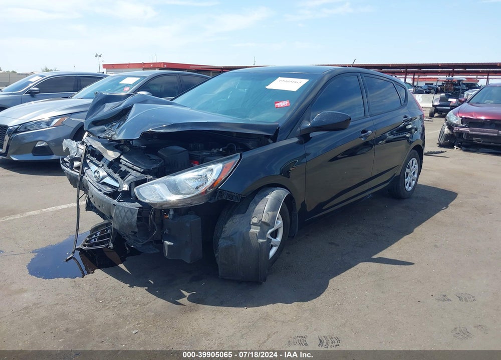 2014 HYUNDAI ACCENT GS VIN: KMHCT5AE7EU167821