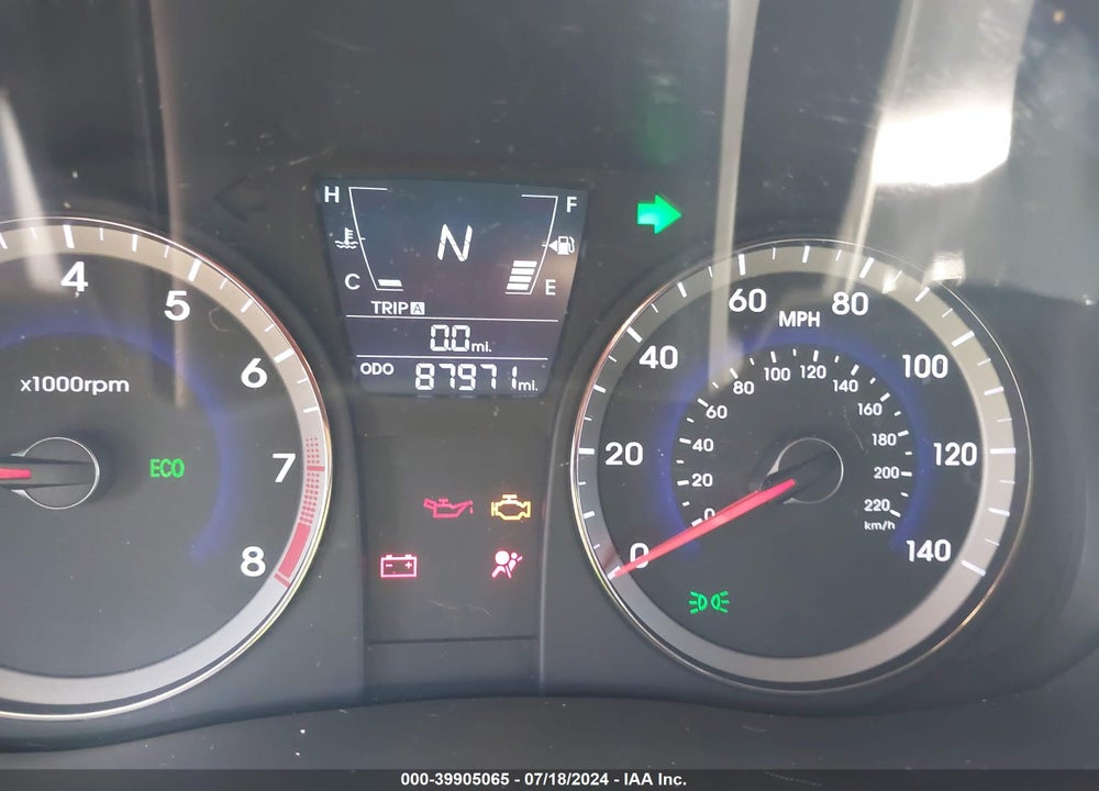 2014 HYUNDAI ACCENT GS VIN: KMHCT5AE7EU167821