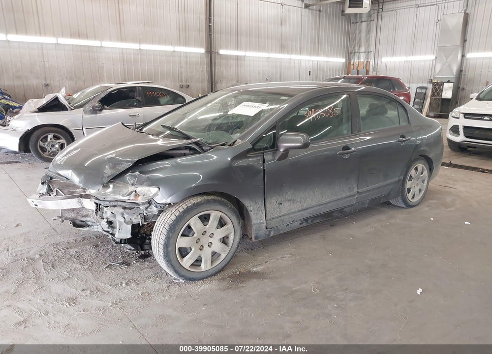 2011 HONDA CIVIC LX VIN: 19XFA1F51BE049783