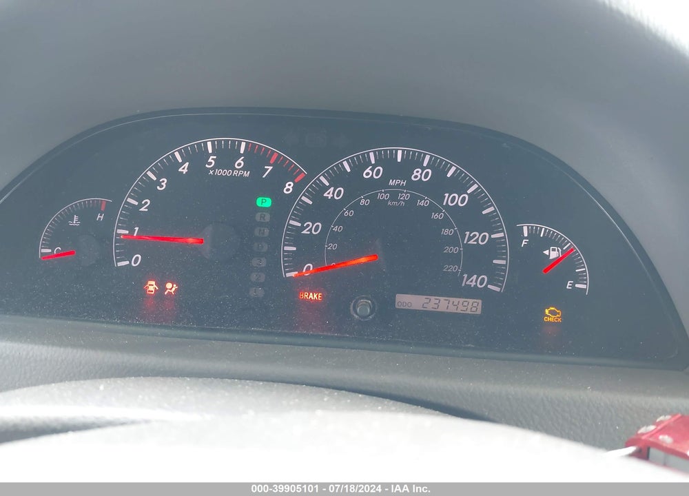 2005 TOYOTA CAMRY VIN: 4T1BE30K35U599534