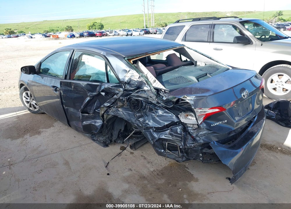 2015 TOYOTA COROLLA L VIN: 2T1BURHE4FC361568