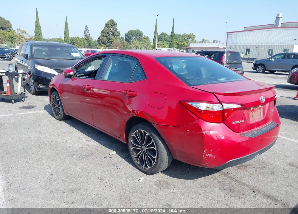 2016 TOYOTA COROLLA S PLUS VIN: 5YFBURHE0GP480834