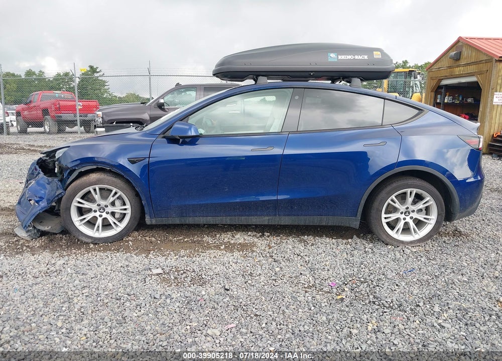 2021 TESLA MODEL Y LONG RANGE DUAL MOTOR ALL-WHEEL DRIVE VIN: 5YJYGDEE4MF189737
