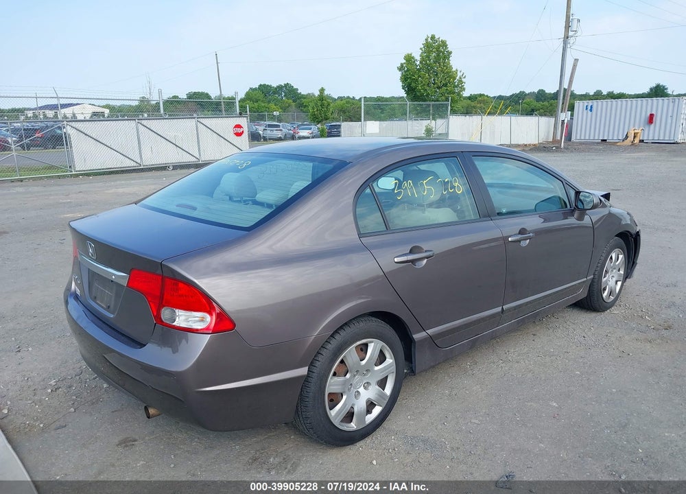 2011 HONDA CIVIC LX VIN: 2HGFA1F56BH500812