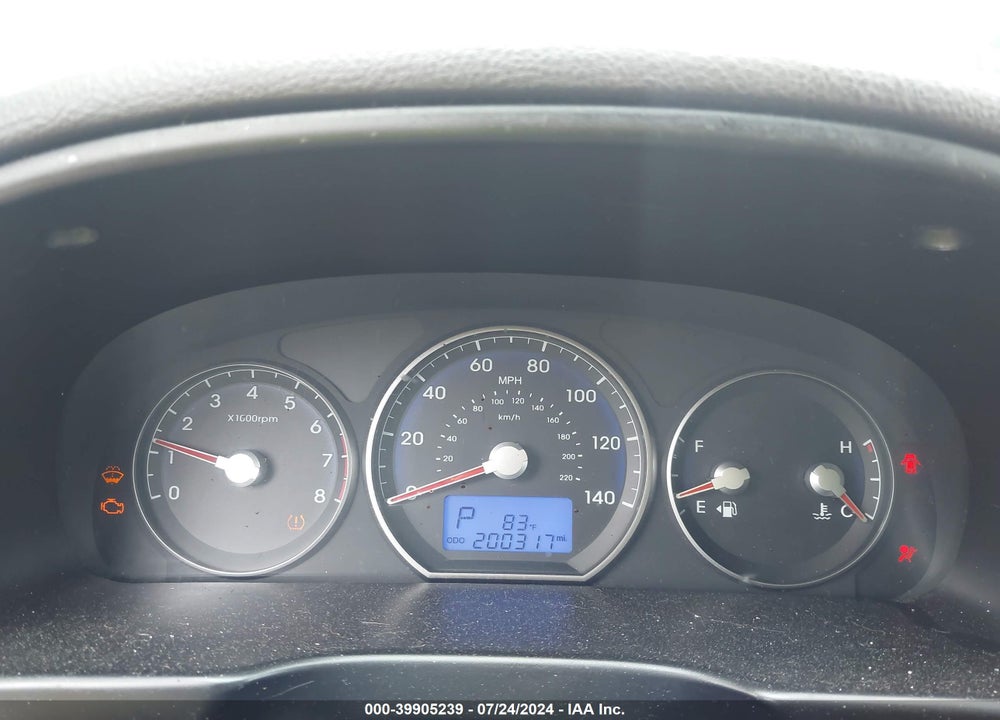 2010 HYUNDAI SANTA FE GLS VIN: 5NMSG3ABXAH349206