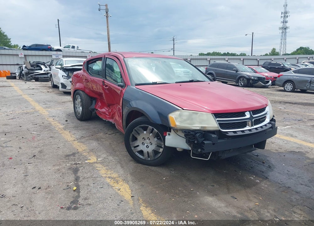 2014 DODGE AVENGER SE VIN: 1C3CDZAB4EN182256