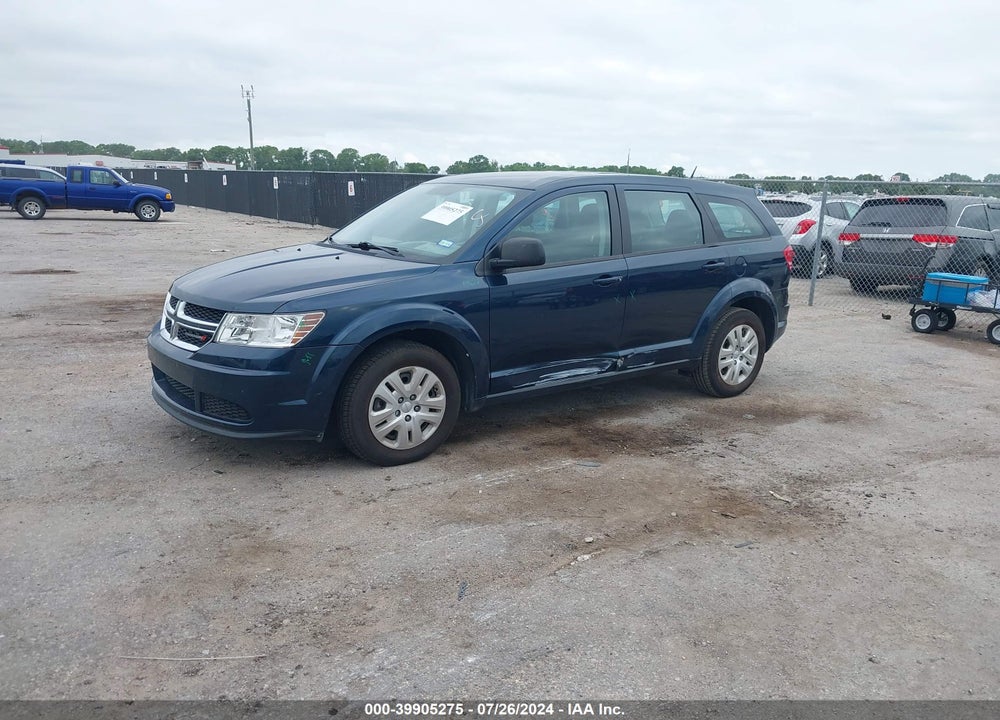 2014 DODGE JOURNEY VIN: 3C4PDCAB1ET301505
