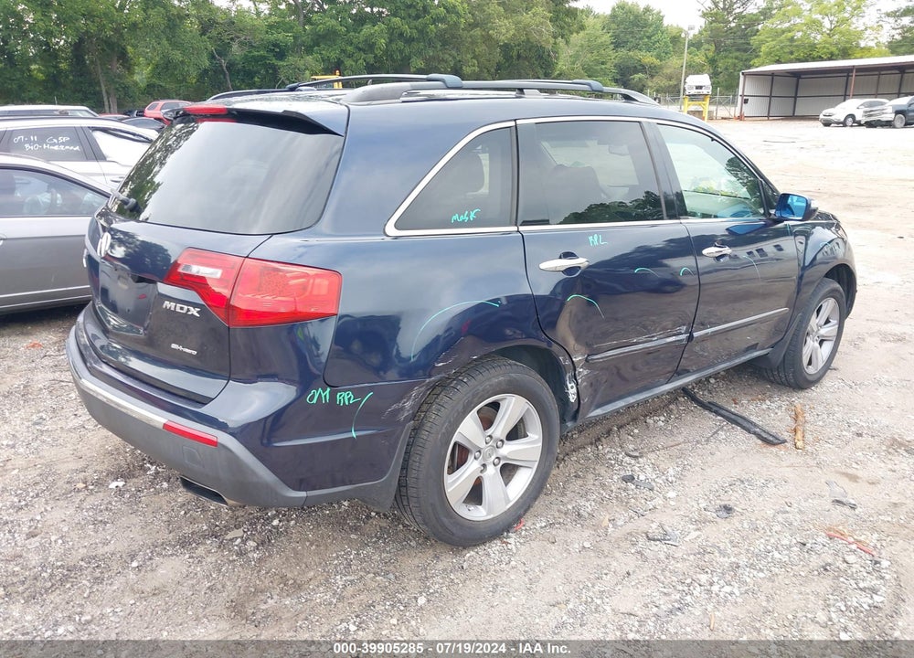 2011 ACURA MDX TECHNOLOGY PACKAGE VIN: 2HNYD2H64BH507004