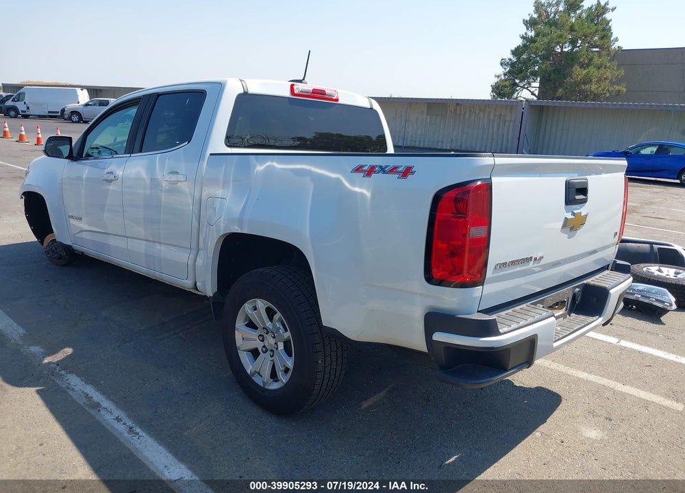 2020 CHEVROLET COLORADO 4WD SHORT BOX LT VIN: 1GCGTCEN7L1167790