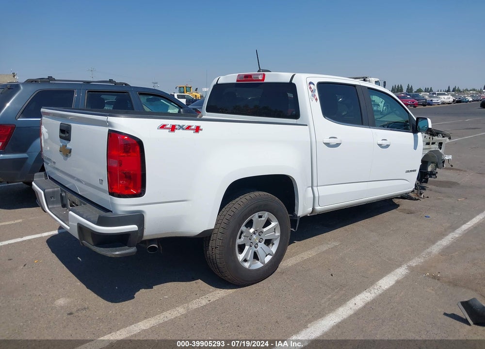 2020 CHEVROLET COLORADO 4WD SHORT BOX LT VIN: 1GCGTCEN7L1167790