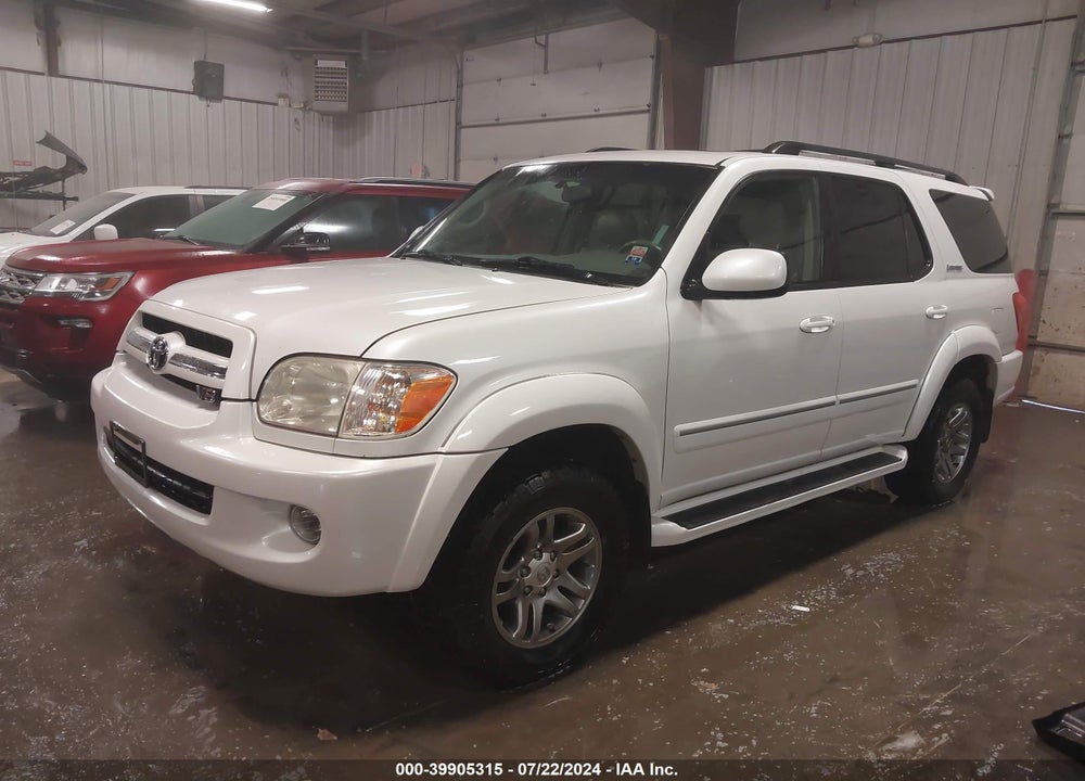 2005 TOYOTA SEQUOIA LIMITED V8 VIN: 5TDBT48A95S235523
