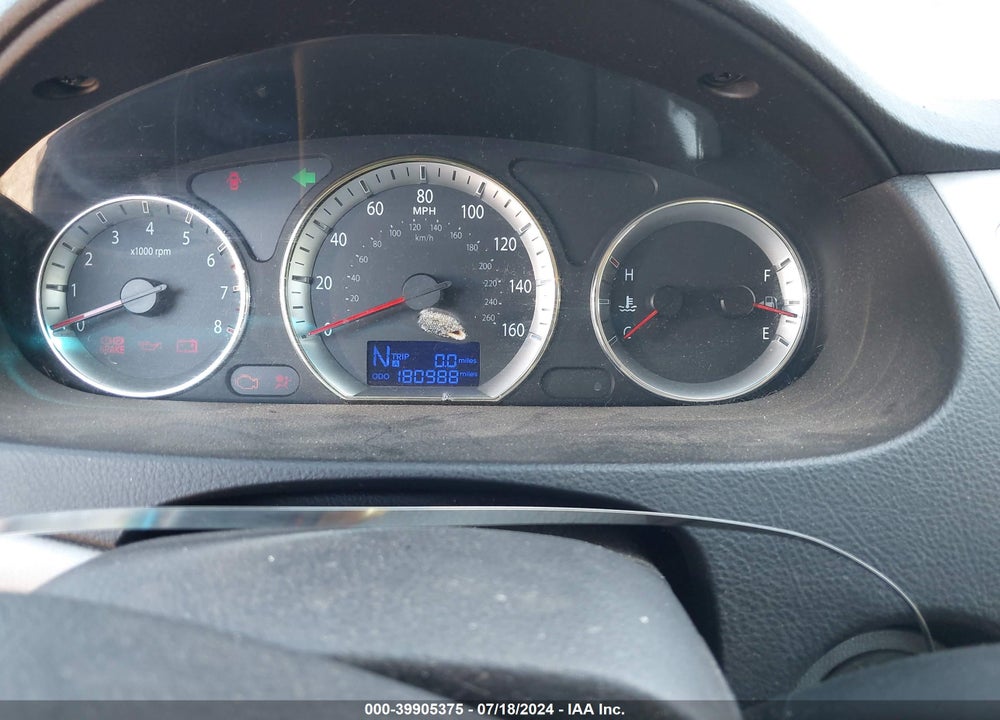 2010 HYUNDAI SONATA SE V6 VIN: 5NPEU4AFXAH600579