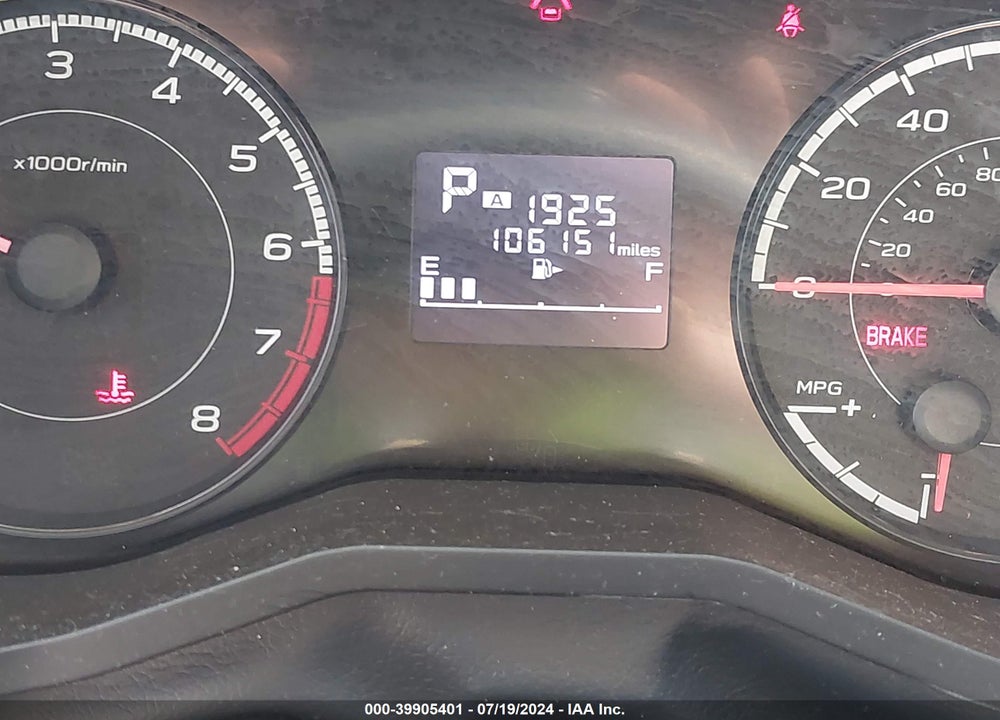 2017 SUBARU IMPREZA 2.0I VIN: 4S3GKAA6XH3610435
