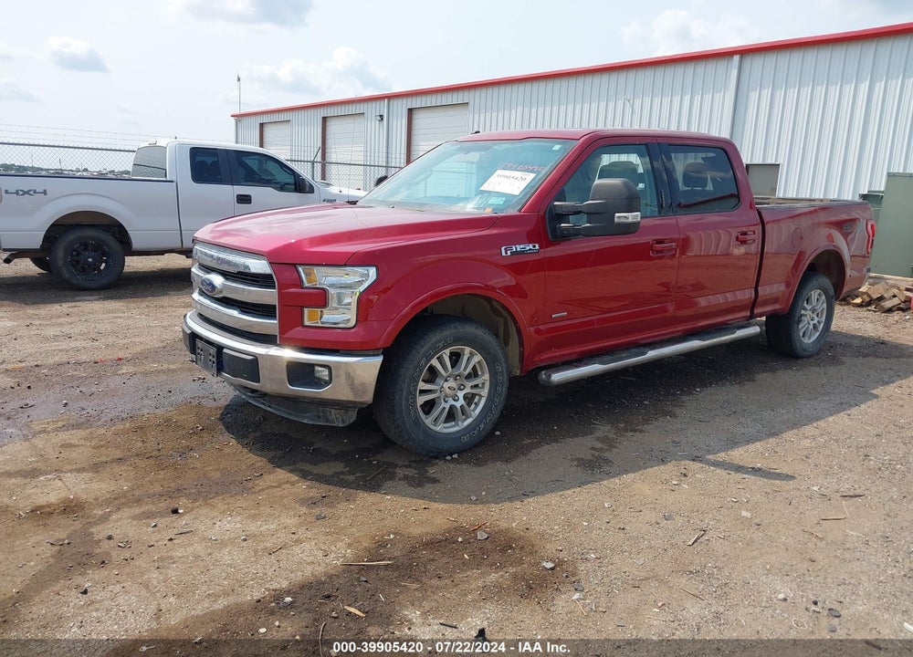 2016 FORD F-150 LARIAT VIN: 1FTFW1EG8GKD40354